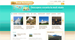 Desktop Screenshot of dreamdestinations.ro